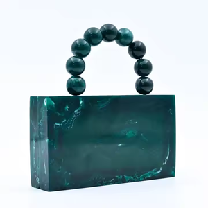 Bolso de mano de resina de alta calidad moderno para mujer Diseño de dama de moda de Crescent Crafts - Product Image 4