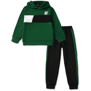 Ensemble de survêtement confortable pour enfants, idéal pour la course, le jeu et l'entraînement - Product Image 1