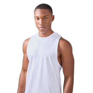 เสื้อกล้ามออกกำลังกายผู้ชาย แฟชั่นขายส่งจากโรงงาน ระบายอากาศได้ดี คอกลม แขนกุด ใส่สบาย เหมาะสำหรับออกกำลังกาย - Product Image 6