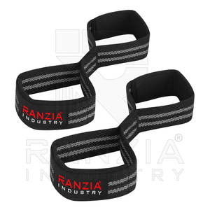 Figure 8 Straps <b>Gym</b> Workout <b>Gym</b> Training Custom Logo Available Powerifting <b>Wrist</b> Straps Figure Eight <b>Wraps</b> Hot Sale Products - Product Image 4