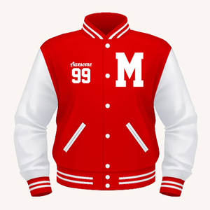 Chaqueta Universitaria Personalizada con Cuerpo de Lana y Mangas de Cuero Genuino |   Proveedor Mayorista de Chaquetas Letterman de Alta Gama - Product Image 1