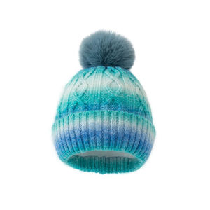 Venta al por mayor de gorros con puños en blanco para imprimir bordados, gorros de punto acrílico cálidos, moda de invierno Unisex, suministro a granel - Product Image 3