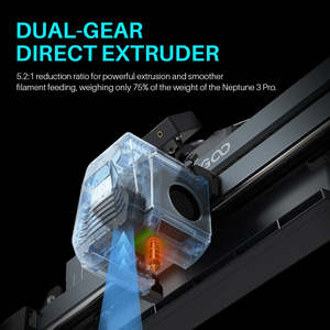 For ELEGOO Neptune 4 Pro Dual Extruder FDM 3D <b>Printer</b> DIY Features for Industrial Dental Dental <b>Card</b> Jewelry Nozzle Extruder - Product Image 6