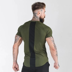 Camisetas ajustadas para hombre, camisas con estilo para gimnasio, estampadas - Product Image 2