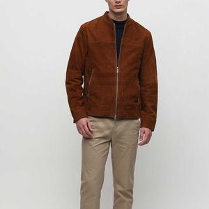 Veste en cuir suédé Cowboy en cuir de vachette originale à bon prix Veste en cuir suédé pour hommes de qualité supérieure automne hiver - Product Image 5