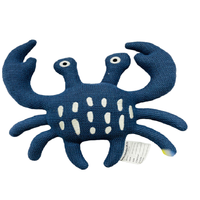 Jouet pour chien en cuir naturel écologique durable, animaux mignons tricotés, jouets en peluche doux en tissu, fabricant, meilleur prix