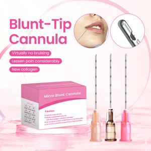 Cánula Micro Blunt Desechable de 22 g, Estéril, de 25 g y 50 mm, con Punta Fina para Inyecciones - Product Image 1