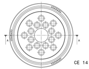 High Quality CE 14 cm Diameter 1.25 Liters Nursery Raised Pot Various Colors Made Recycled <b>Plastic</b> PP PVC Packaged Pallet - Product Image 4