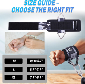 Soporte de Muñeca Camo Cuff, Neopreno Premium Acolchado, Suave, 5,7 mm de Grosor, Personalizable, Protección Profesional, Cierre de Gancho y Bucle, para Gimnasio - Product Image 2