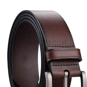 High Quality Steel Leather <b>Belts</b> for Men Lightweight Waterproof Comfortable Adjustable Fit for Formal Casual Wear Daily Use - Product Image 6