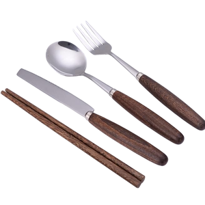 ชุดช้อนส้อมวินเทจ Dansk Fjord ขายส่ง ชุดเครื่องครัวสแตนเลสทันสมัยพร้อมด้ามจับไม้สัก ราคาดีที่สุด - Product Image 5