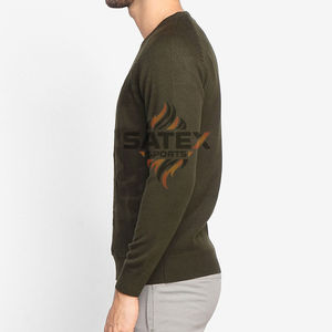 Sweatshirts d'hiver pour hommes, logo personnalisé, uni, teinture unie, vêtements décontractés, vente chaude pour hommes, sweatshirts d'hiver personnalisés pour hommes - Product Image 3