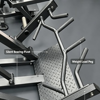 Máquina de remo con carga de placas comercial para entrenamiento de espalda, equipo de gimnasio para entrenamiento de fuerza