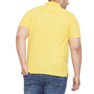 Manches courtes en coton décontracté pour hommes fabriqués en usine pour T-shirts polo couleur unie léger grande taille Street Wear 100% coton - Product Image 4