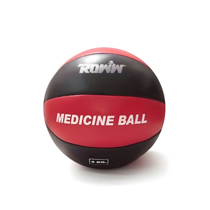 Ballon de médecine en cuir personnalisé OEM, robuste, 3 kg, pour l'entraînement en salle de sport, renforcement musculaire et conditionnement physique - Product Image 1
