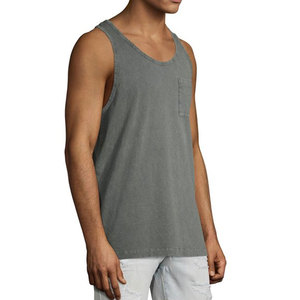 Maillot de corps sans manches 100% Polyester à séchage rapide pour homme, débardeur de Fitness, ample - Product Image 3