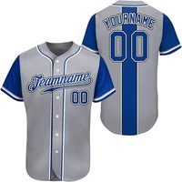 Maillot de baseball personnalisé de qualité professionnelle, sublimé, bicolore, à boutons, rouge et vert Kelly, uniforme d'équipe, nom et numéro personnalisés