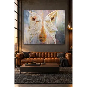 Stampa su tela con ballerine Fida e ali <span class=keywords><strong>di</strong></span> farfalla sopra la <span class=keywords><strong>Torre</strong></span> <span class=keywords><strong>di</strong></span> <span class=keywords><strong>Galata</strong></span> - Product Image 4