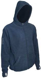 New Design Men's Autumn Full Zip-Up <b>Hoodie</b> with Custom Zipper for <b>3D</b> Logo Breathable Windproof Knitted Polyester/Cotton Fabric - Product Image 3