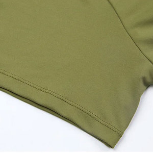 Camiseta de Mujer en Oferta, Color Sólido, Casual, Manga Corta, 100% Algodón, Talla Grande, Personalizable - Product Image 6