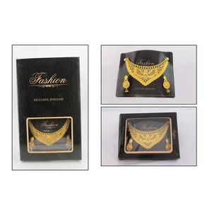 Martasha designer islamique ramadan spécial plaqué or EAU bijoux spécial dubai bijoux collier boucle d'oreille ensemble - Product Image 1