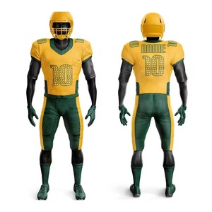 Los mejores uniformes de fútbol americano personalizados de alta calidad Últimos diseños Poliéster de manga corta Tallas grandes Características Conjuntos elegantes - Product Image 5