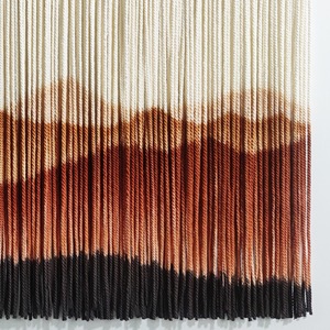 Arte de Pared de Macramé con Diseño de Sol y Montañas para un Regalo Hermoso, Decoración de Pared Elegante y Decoración del Hogar Inspirada en la Naturaleza de la India - Product Image 2