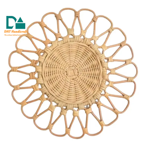 Natural Sustainable Rattan Bamboo <b>Placemats</b> Handmade <b>Dining</b> <b>Table</b> Mats - Product Image 5