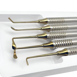 Juego de 5 Instrumentos Elevadores de Implantes Dentales para Levantamiento de Seno, de Acero Inoxidable, de Doble Punta - Herramientas Quirúrgicas Dentales - Product Image 3