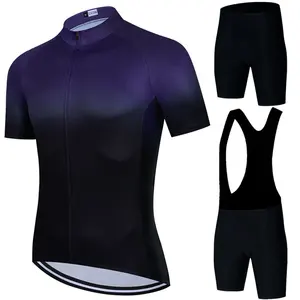 Uniforme de cyclisme personnalisé de haute qualité pour hommes, chemises respirantes à manches courtes et à séchage rapide, vêtements de sport d'été, options de taille plus - Product Image 3