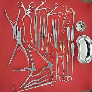 Kit d'instruments chirurgicaux manuels en acier inoxydable pour la chirurgie neuro-spineuse, pour procédures orthopédiques complexes, 20 pièces, outils réutilisables - Product Image 3