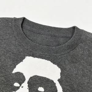 เสื้อกันหนาวผู้ชายคุณภาพสูงผ้าฟลีซผ้าฝ้ายพิมพ์ลายปักโลโก้เสื้อผ้าแฟชั่นลำลองสำหรับฤดูหนาวที่อบอุ่นเหมาะสำหรับธุรกิจ - Product Image 4