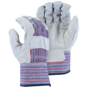 Guantes de cuero dividido de piel de vaca de alta resistencia de calidad superior Forro de algodón suave transpirable para seguridad Industrial jardinería doméstica - Product Image 3