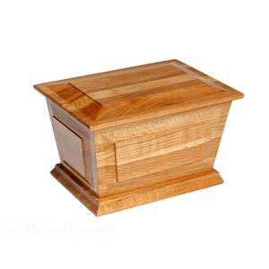 Urnes de crémation en bois de style américain de haute qualité Urnes commémoratives artisanales pour cendres adultes fabriquées au Viet Nam - Product Image 2