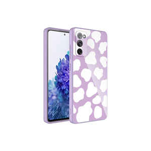 Coque de téléphone en silicone rigide époxy à motif style Ins compatible avec Galaxy S20 FE, avec finition électrolytique, en PC, pour téléphone portable - Product Image 1