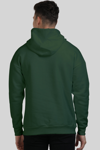 Sweat à capuche en molleton bordeaux coupe droite pour homme, avec ourlet et poignets côtelés, 10 %/90 % PC, 400 GSM, super-peigné, bio-lavé, pré-rétréci, épaules tombantes - Product Image 4