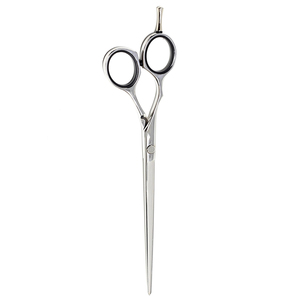 High Grade Pet Grooming Scissors Straight Blade 6.5 Inch Mirror Polish Pet Grooming Scissors With Finger Rest and <b>Rubber</b> <b>Ring</b> - Product Image 5