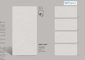 Porcecon Azulejos de porcelana esmaltada superior 60x120cm Diseño moderno brillante Aplicaciones de suelo de pared interior Premium Firebrick Global - Product Image 2