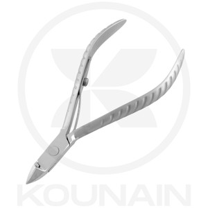 Cortaúñas profesional de acero inoxidable de grado médico, 9mm, pinza para cutículas de un solo resorte, removedor de piel muerta para el cuidado de la belleza - Product Image 1