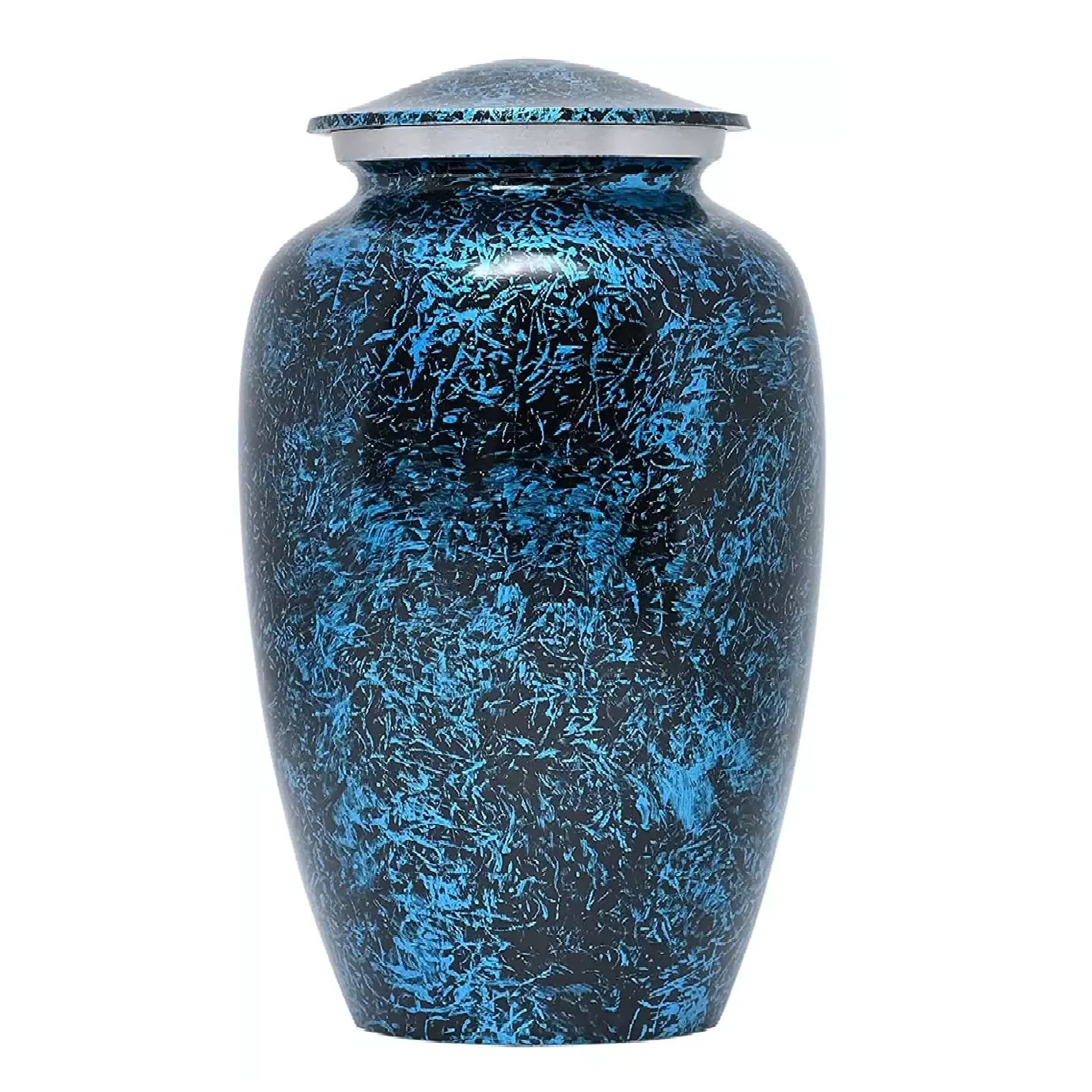 Produttore Best Grade Classic urne per cremazione Blue Forest urne per adulti in alluminio per ceneri umane urna per cremazione per forniture funerarie