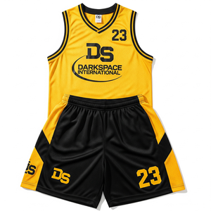Uniforme de entrenamiento de baloncesto juvenil para hombres de alta calidad, conjunto deportivo de alta intensidad, venta al por mayor directa de fábrica, gran oferta, servicios OEM - Product Image 3