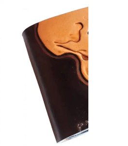 Cartera de cuero de alta calidad para hombre con diseño de esqueleto mecanizado a mano, Cartera de lujo Unisex, venta al por mayor, superventas - Product Image 2