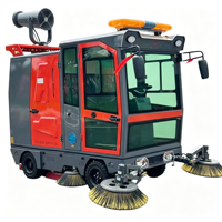 4-Rad-Elektro-Straßenkehrmaschine mit Motorantrieb, Vollständig Geschlossene Kabine, Automatische Staub- und Vibrationsreduzierung für Fabrik, Logistik und Kommunalbetrieb