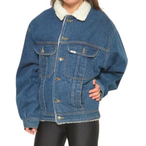 OEM/ODM Customizable Premium Quality Women's <b>Winter</b> <b>Jeans</b> Jacket Breathable Cotton Fall Fashion Long XL Size Online Sale Rivet - Product Image 6