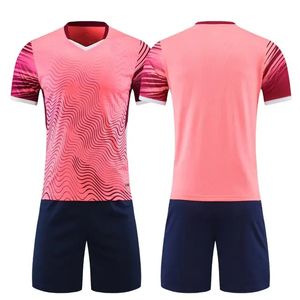 Uniformes de football pour adultes sur mesure de qualité supérieure, 100% polyester, légers, à séchage rapide, manches courtes, respirants, vêtements de sport neufs - Product Image 1