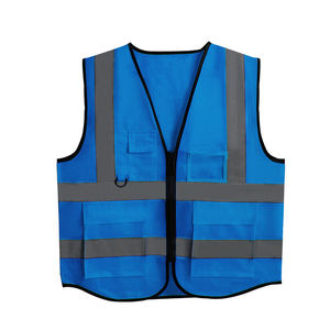 Chaleco reflectante de poliéster para construcción - Product Image 5