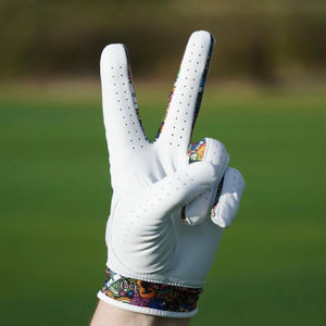 Logo personnalisé Cabretta cuir antidérapant doux respirant gant de golf prix de vente entier 2025 hommes gants de golf - Product Image 5