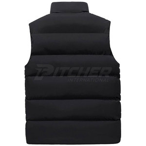 Chaleco acolchado de poliéster de nailon de invierno transpirable informal más vendido para hombres Diseño y logotipo personalizables Hecho en Pakistán - Product Image 2