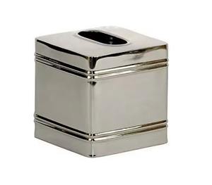 Modern Silver Metal Eco-friendly Handmade Durable <b>Tissue</b> Holder <b>Boxes</b> for Kitchen Dining New Designed Napkin Holders Wholesale - Product Image 2