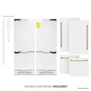 Refrigerador con Congelador Inferior Integrado de Puerta Francesa de 60 Pulgadas, Edición Autograph, Dispensador de Agua, Máquina de Hielo, 32.2 Pies Cúbicos Ft Electric Power - Product Image 3